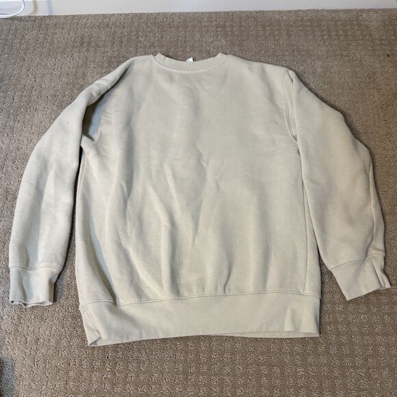 Dogs Make Everything Better Women’s Size Medium Beige Cream Sweatshirt - Picture 4 of 4